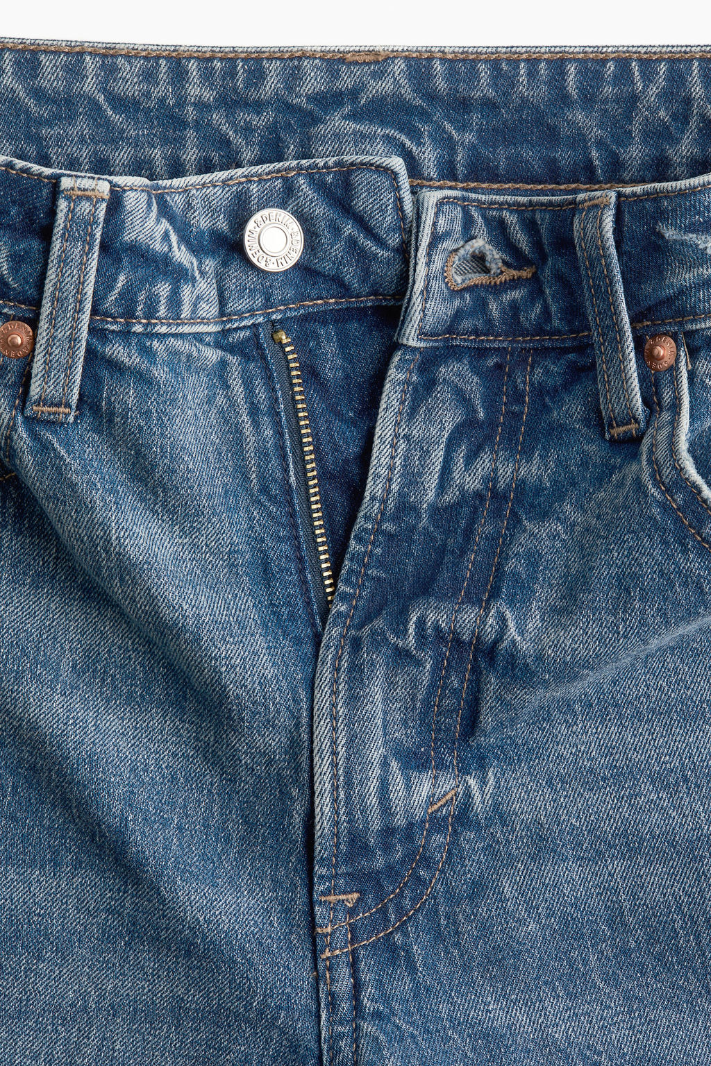 Slim Straight High Jeans - H&m фото 17