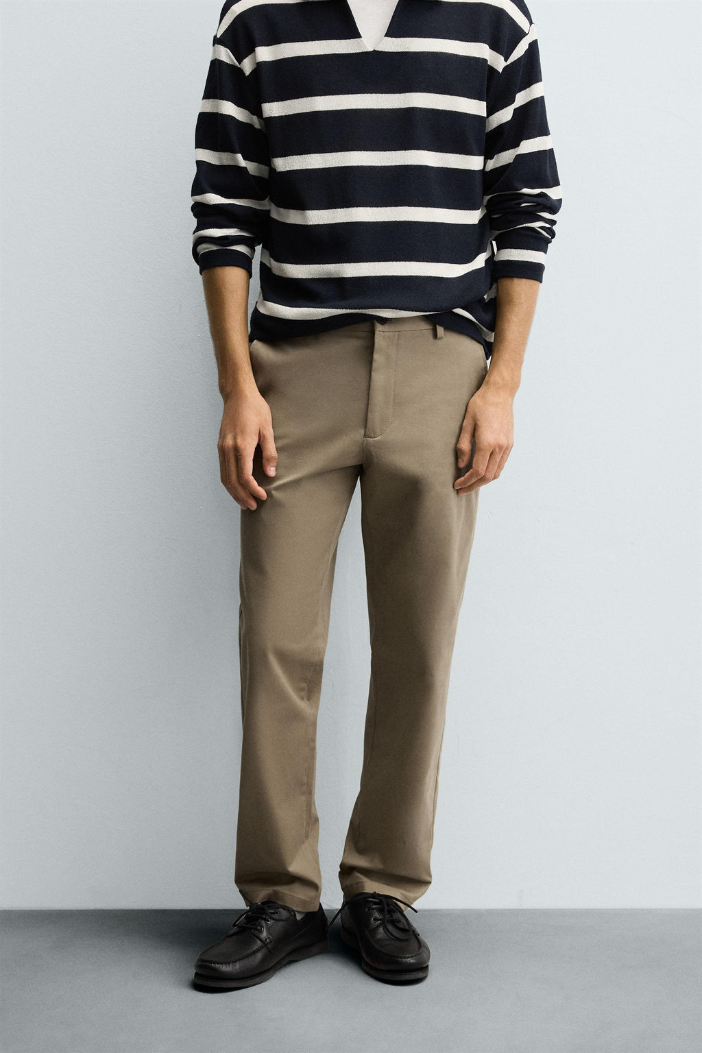 SLIM FIT CHINO TROUSERS - Zara фото 2