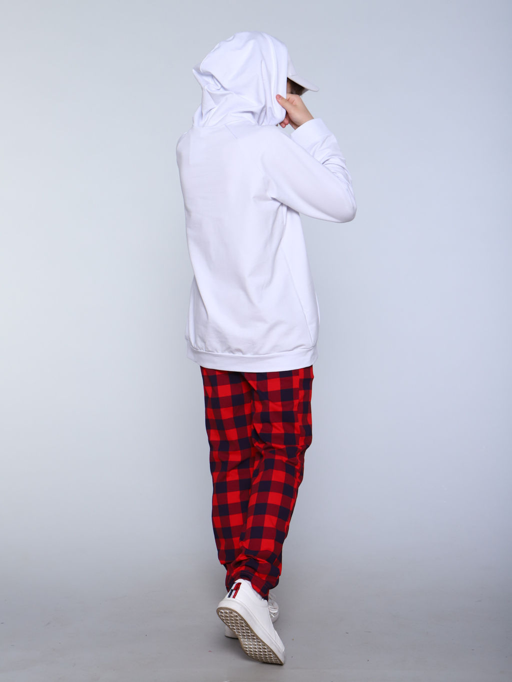 Брюки Матвей красная клетка - Ладошки фото 9