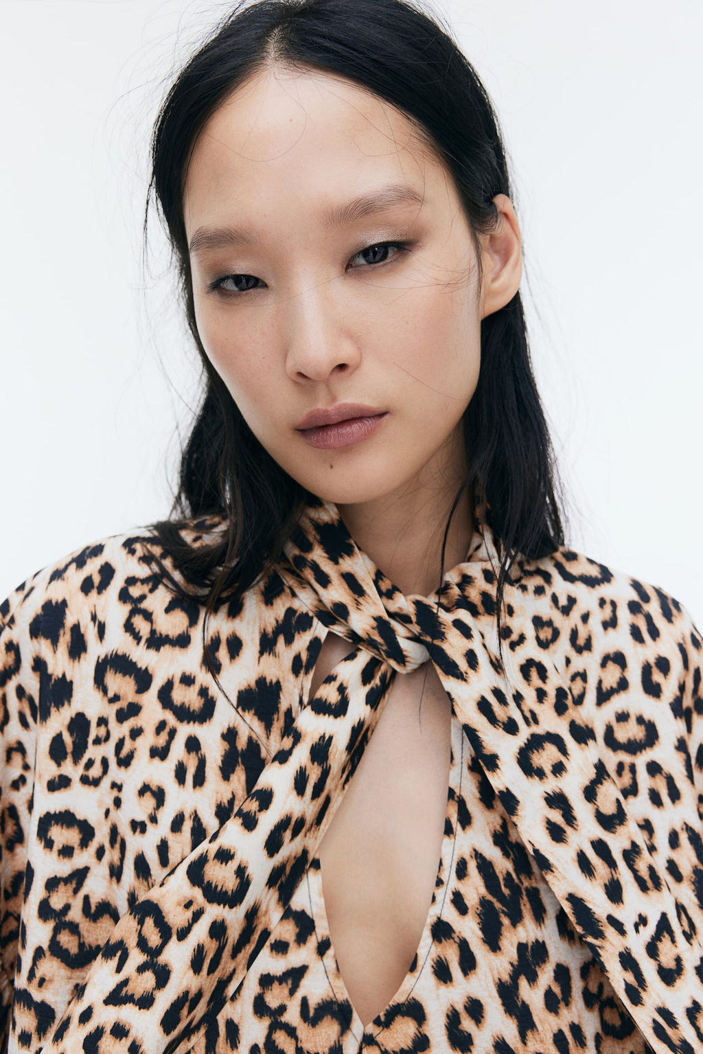 Minivestido con lazada - H&m фото 2