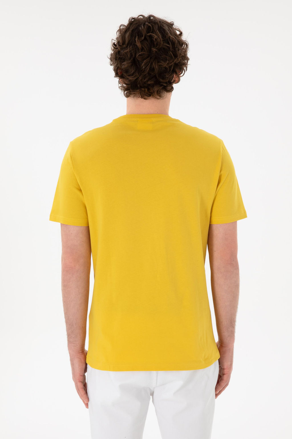 Erkek Regular Fit Bisiklet Yaka Sar_ Basic Ti__rt Sepette S_rpriz _ndirim - U.s. polo assn фото 6