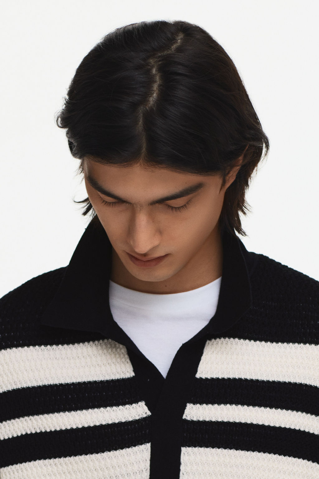 Polo en punto pointelle Regular Fit - H&m фото 9