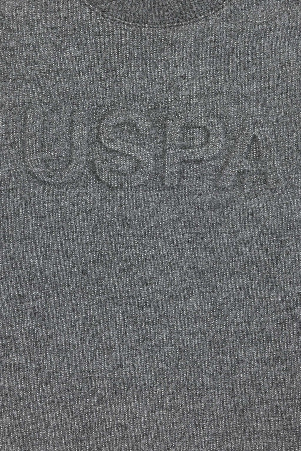 U. S. Polo Assn / Базовый свитшот для мальчика антрацитовый меланж - U.s. polo assn фото 6