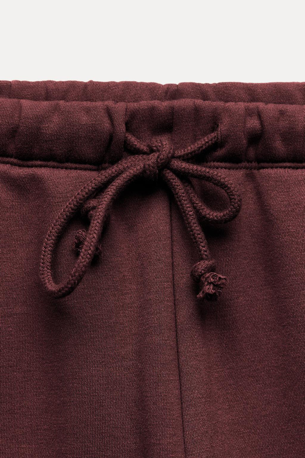 STRAIGHT-LEG PLUSH TROUSERS - Zara фото 34