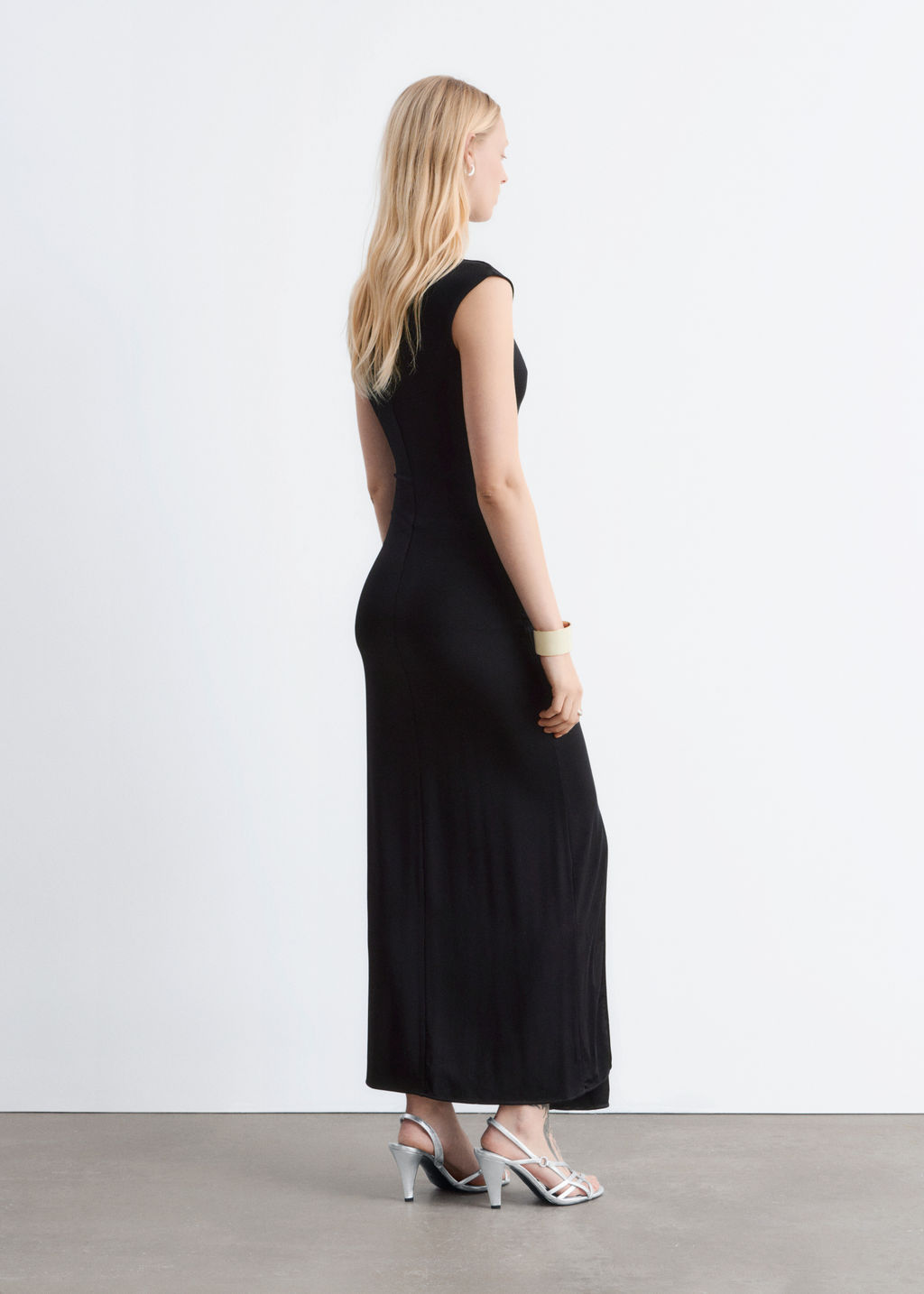 Vestido midi de frontal cruzado - H&m фото 8