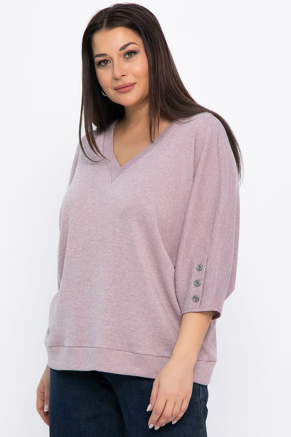 Блуза Вэнсдей (сиреневая) Б14821-4М