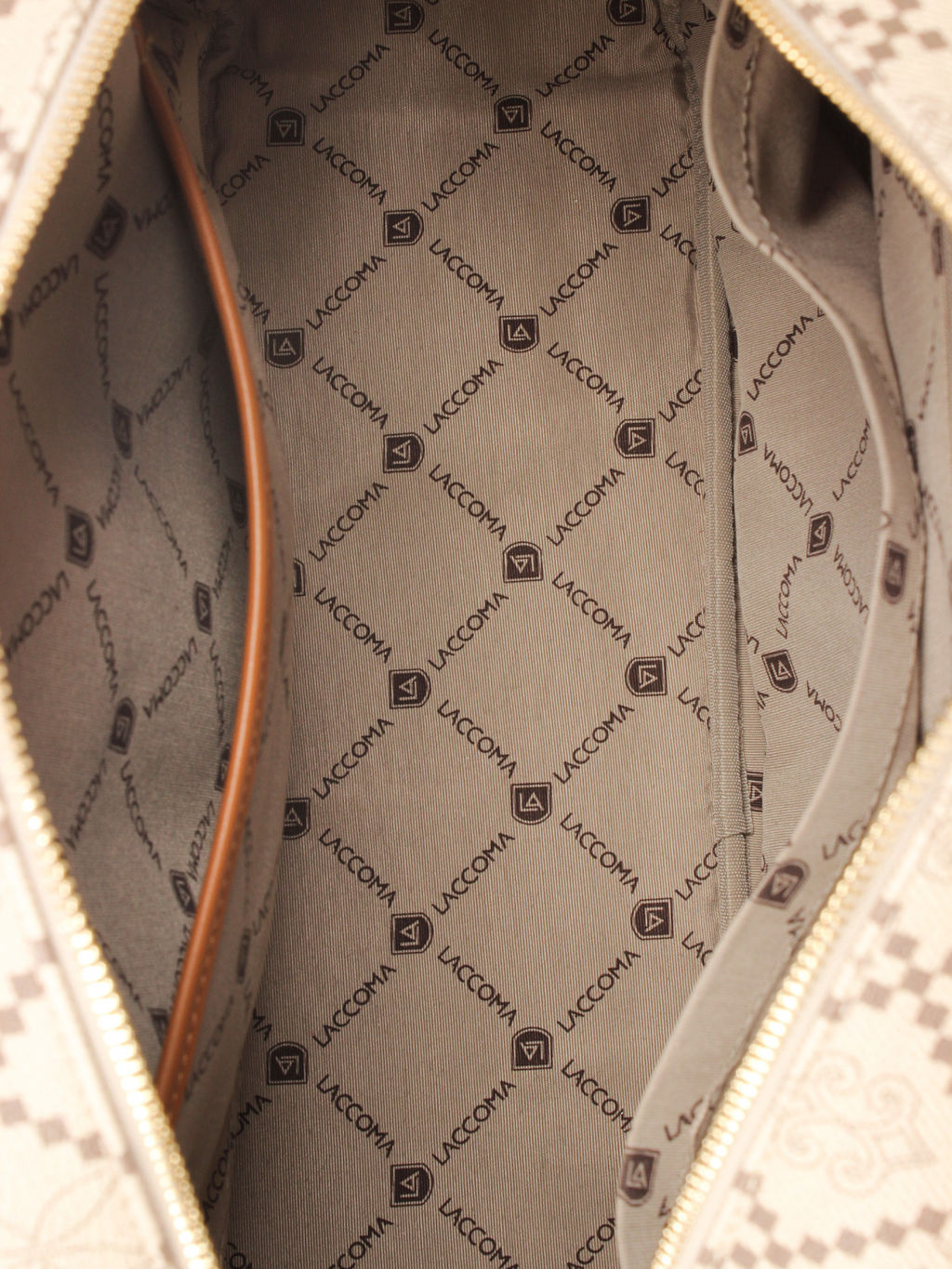 LACCOMA сумка АС89003-Россия-бежевый эко кожа хлопок