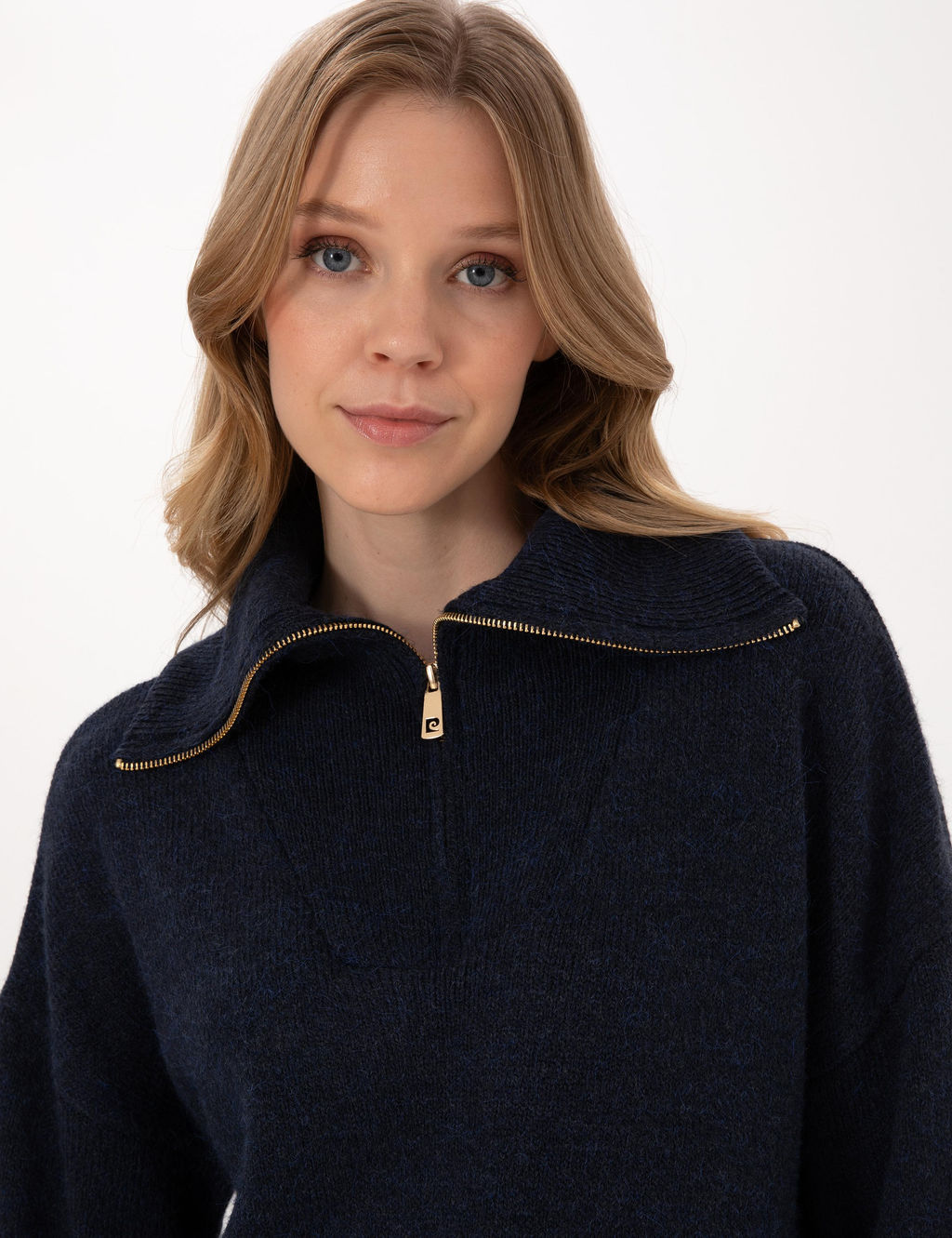 Lacivert Comfort Fit Kazak - Pierre cardin фото 2