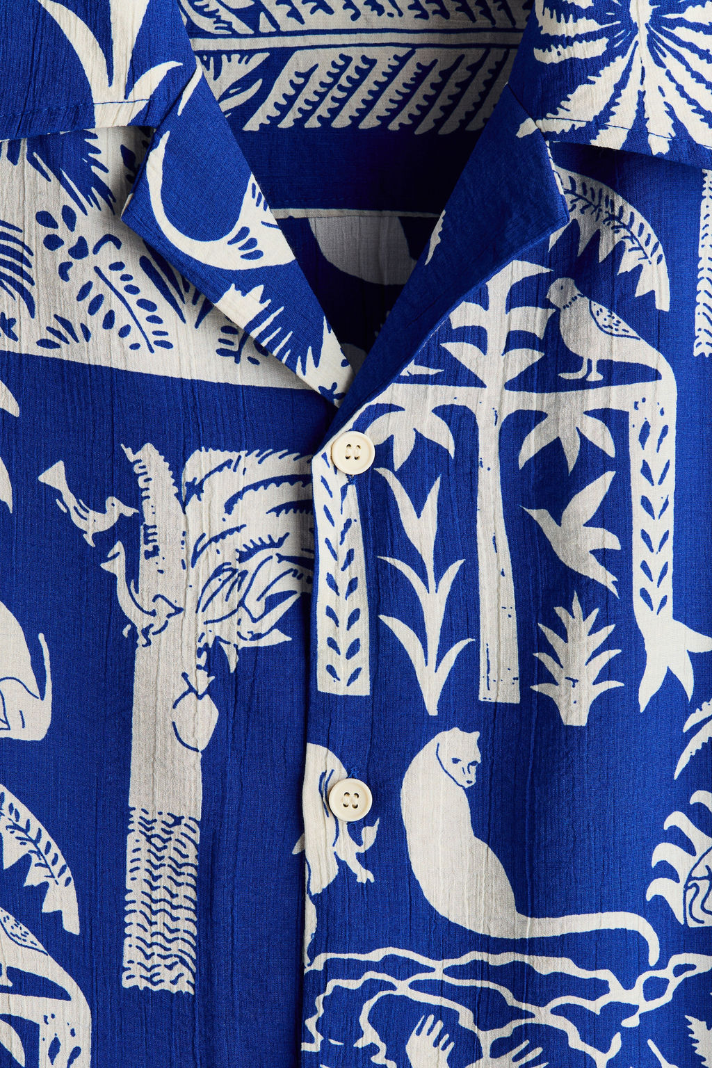 Camisa resort estampada Relaxed Fit - H&m фото 4
