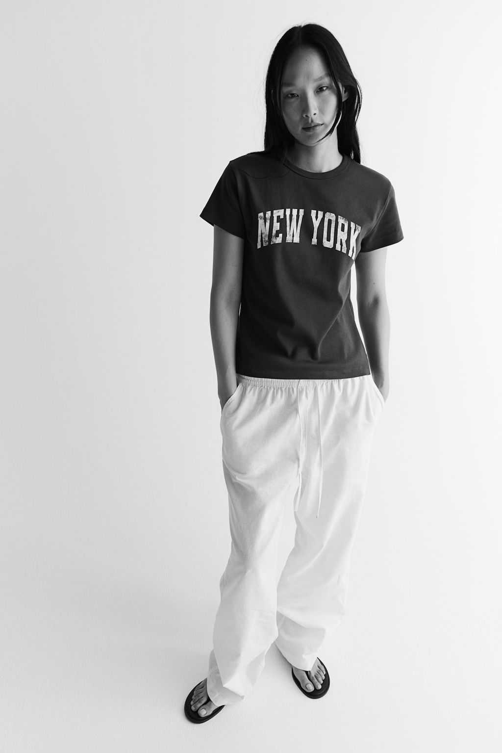 Camiseta entallada - H&m фото 2