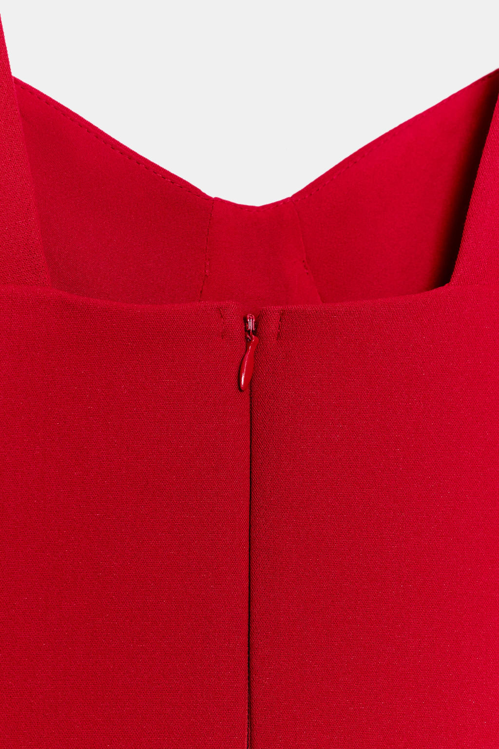 VESTIDO MINI CORSETERO / Rojo - Zara фото 9