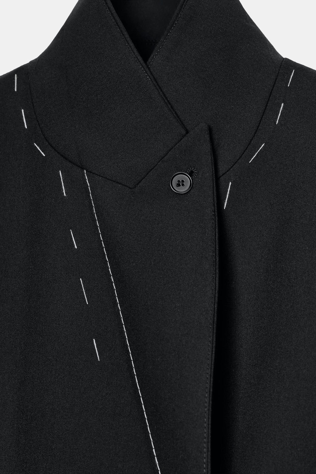 BLAZER OVERSIZE PESPUNTES / Negro - Zara фото 10