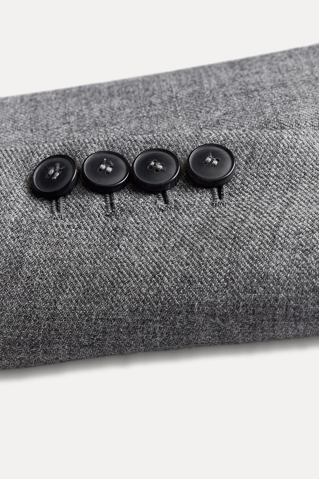 ZW COLLECTION 100% WOOL BLAZER - Zara фото 9