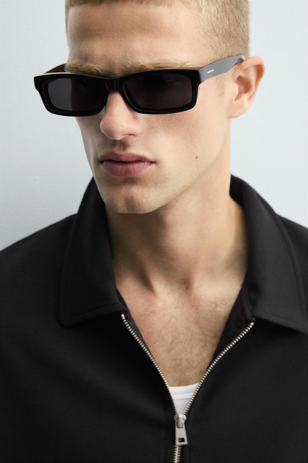 INTERLOCK ZIP-UP POLO SHIRT - Zara фото 5