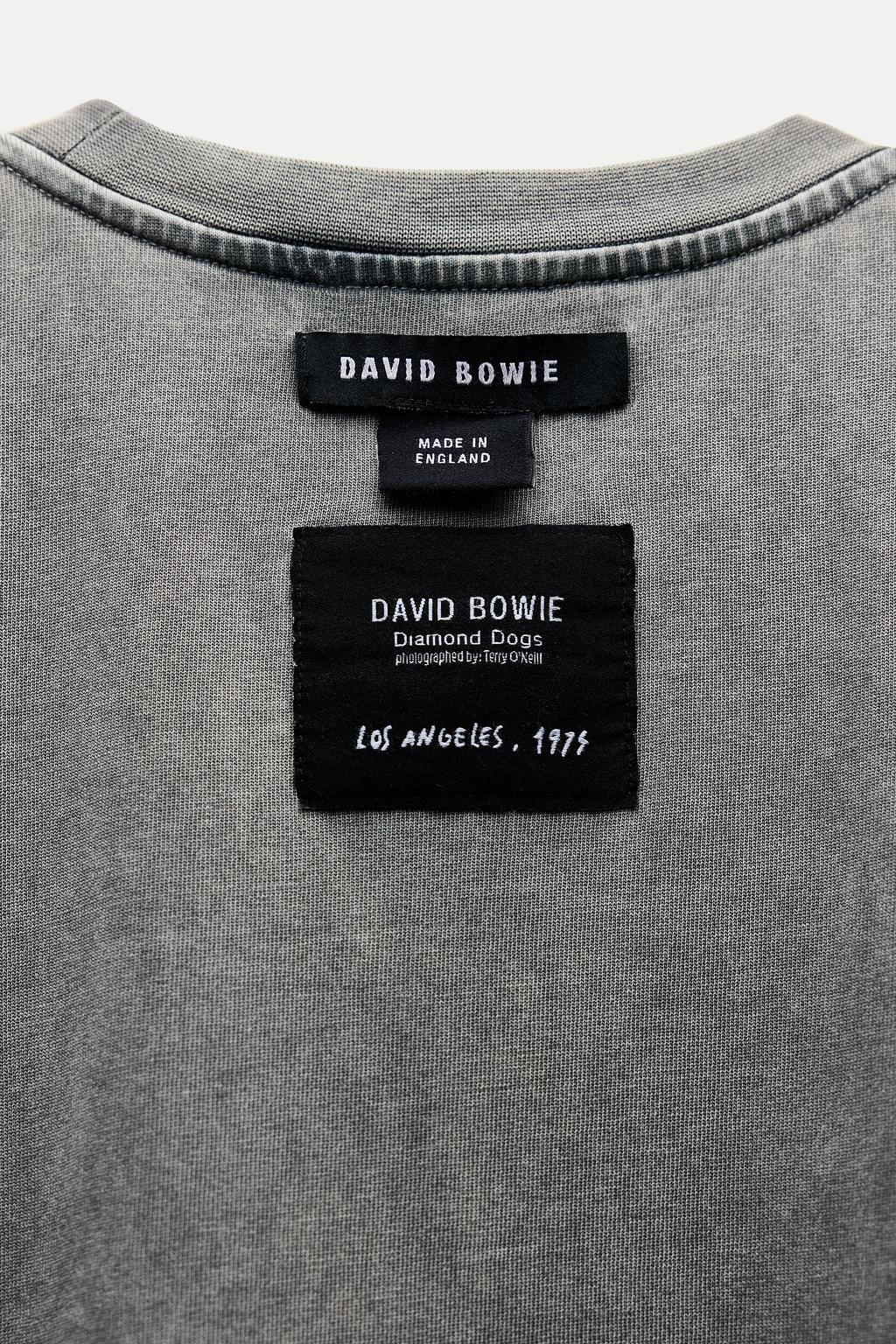 VINTAGE DAVID BOWIE T-SHIRT - Zara фото 4