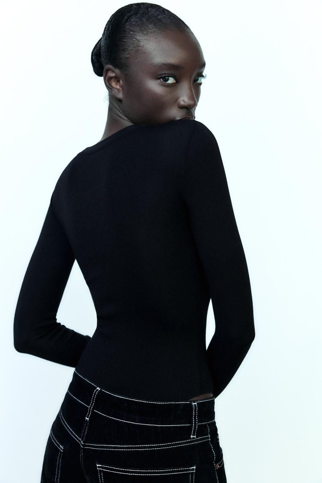 COTTON MODAL BODYSUIT - Zara фото 10