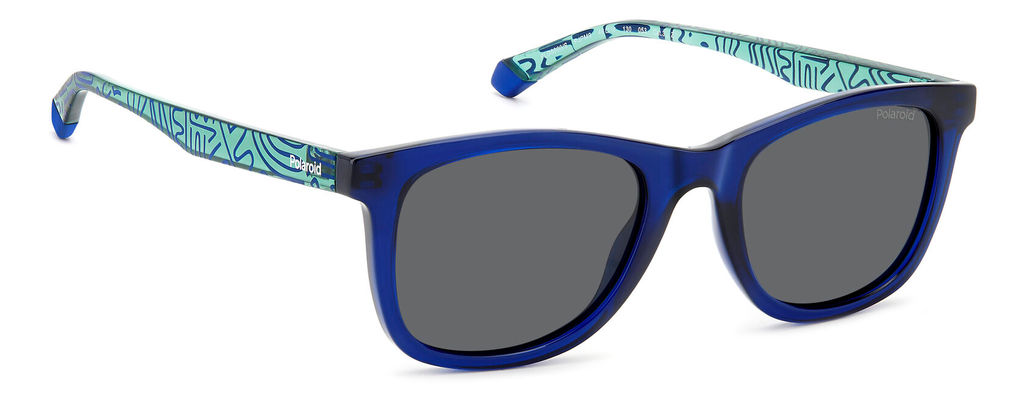 Солнцезащитные очки Polaroid Kids PLD 8060/S Синий, детские  фото 3