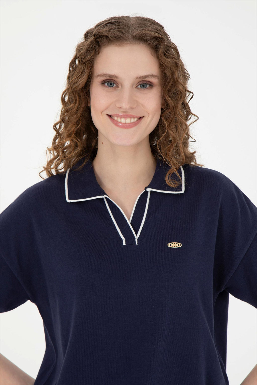 Женский темно-синий свитер - U.s. polo assn фото 2