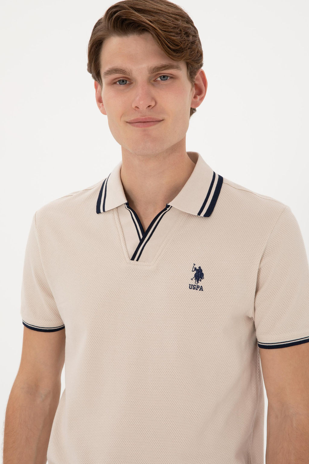 Erkek Slim Fit Polo Yaka Ta_ Ti__rt Sepette S_rpriz _ndirim - U.s. polo assn фото 2