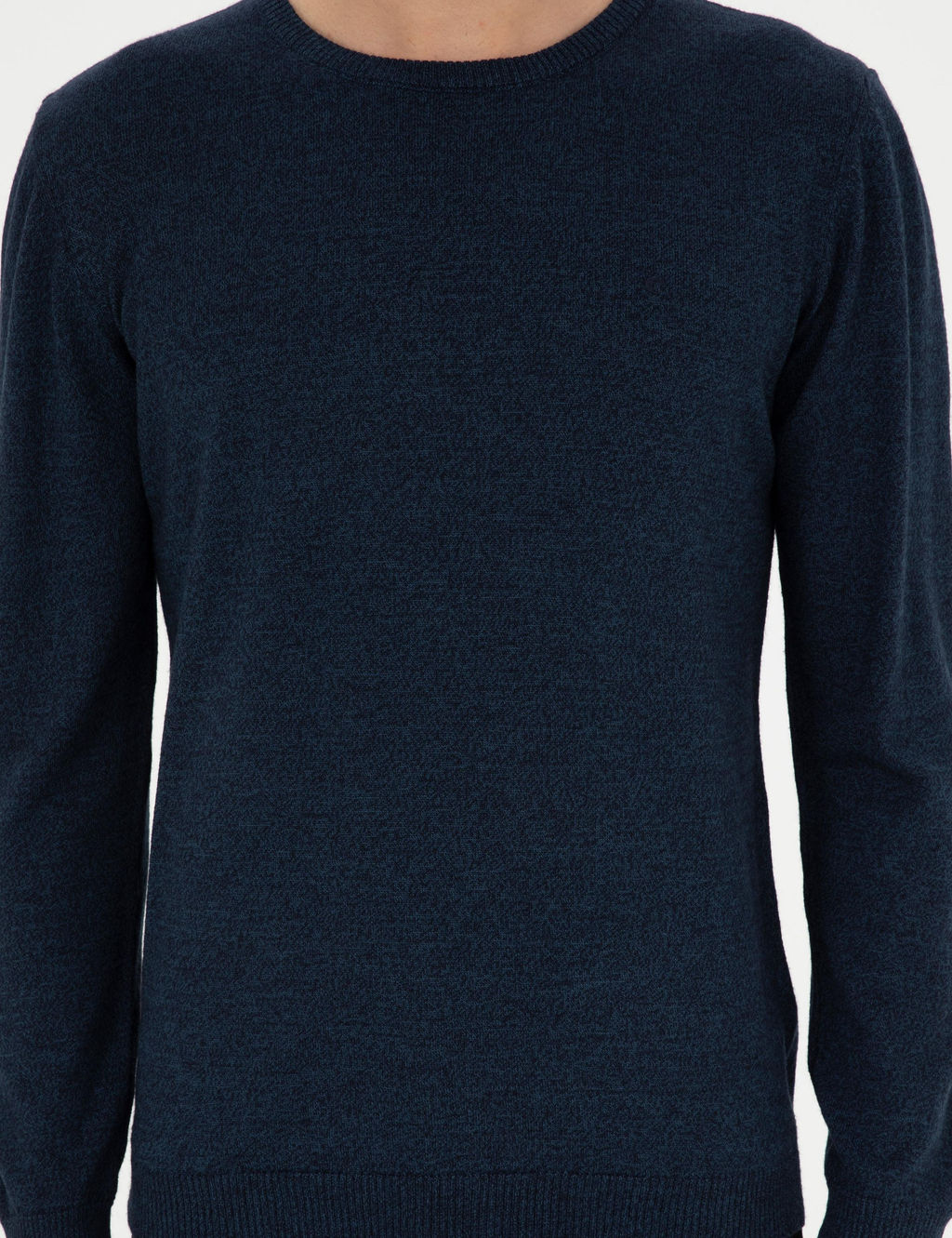 Темно-синий зауженный свитер - Cacharel фото 6