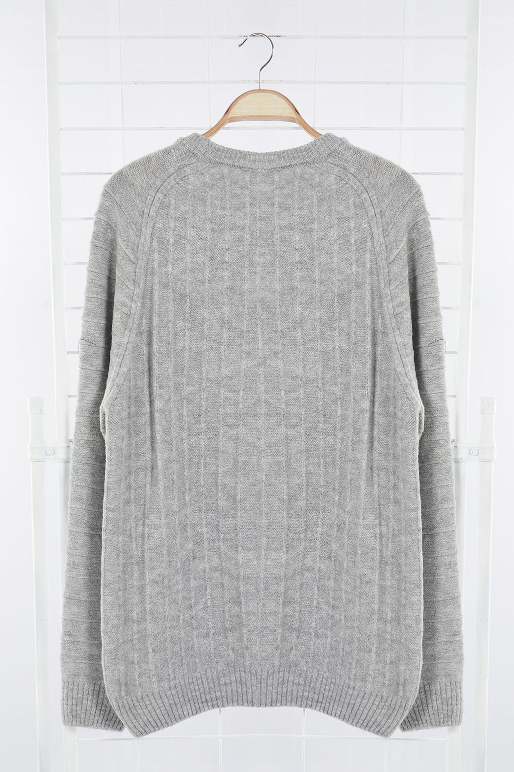 TRENDYOL MAN Ekru Regular Bisiklet Yaka Dokulu Kazak TMNAW25KZ00034 - Trendyolmilla фото 7