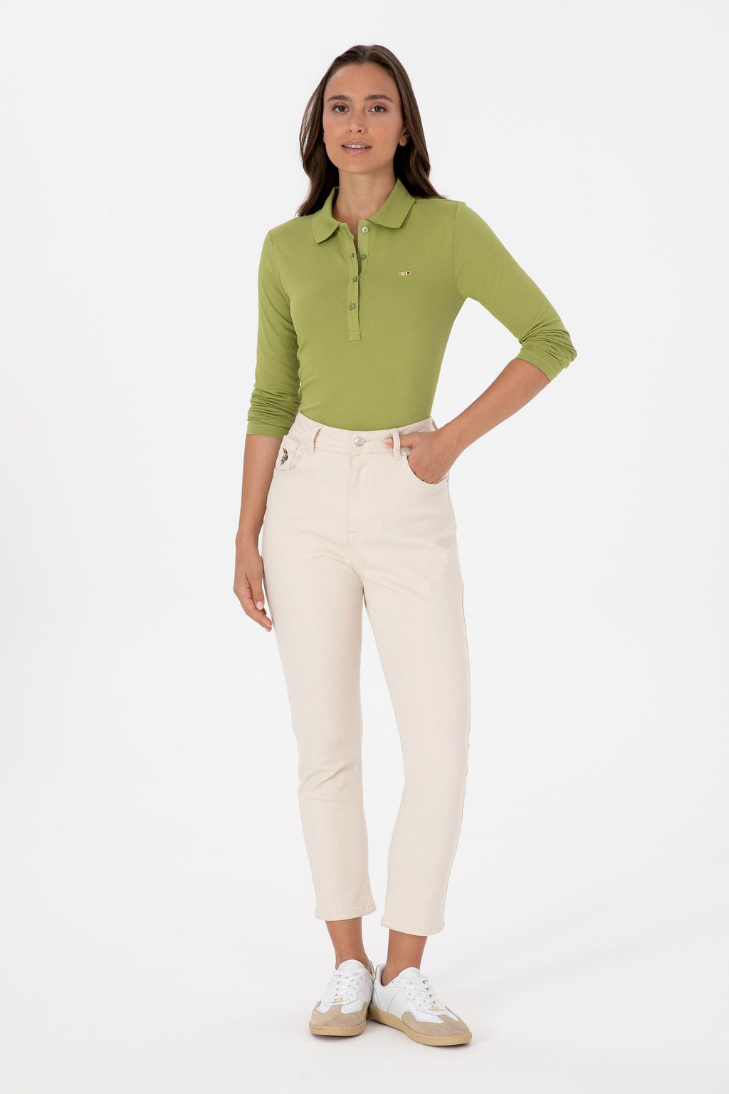 Kad_n F_st_k Basic Polo Yaka Sweatsh_rt Sepette S_rpriz _ndirim - U.s. polo assn фото 4