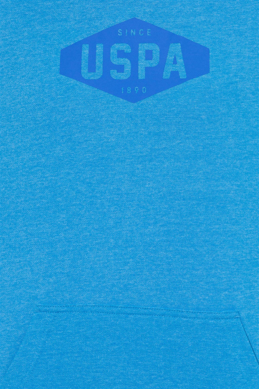 U. S. Polo Assn Мужская комфортная толстовка с капюшоном кобальтового меланжевого цвета - U.s. polo assn фото 12