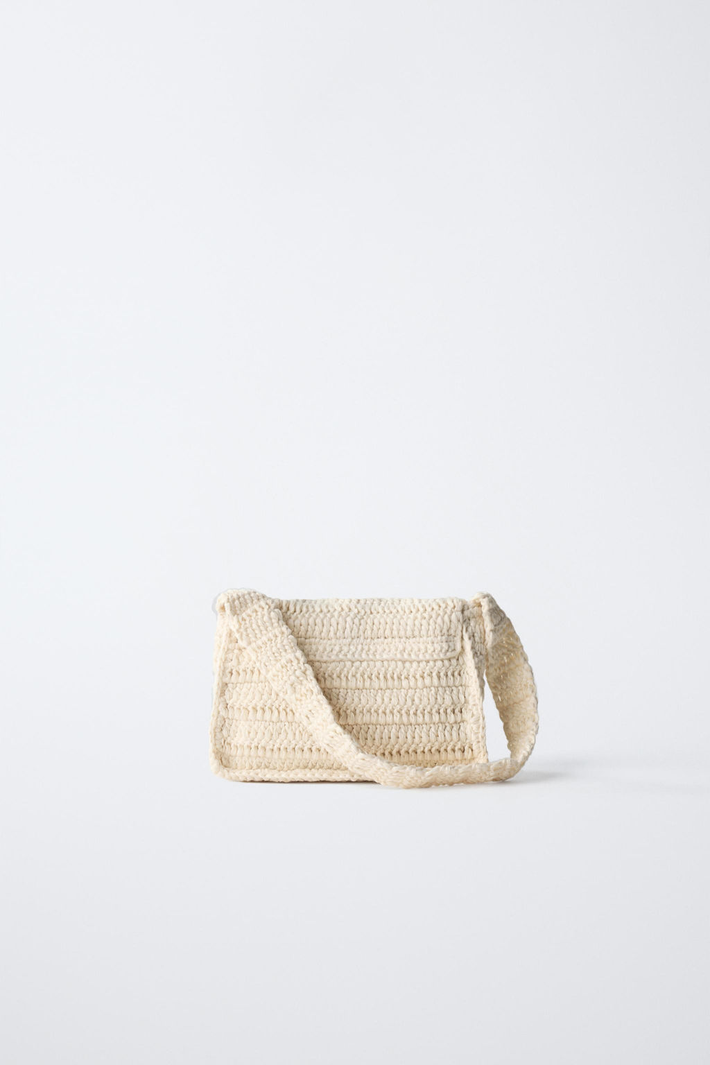 FLORAL CROCHET CROSSBODY BAG - Zara фото 5