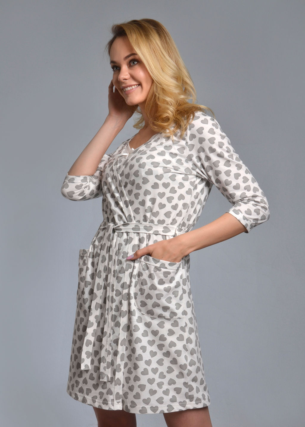 Халат с сорочкой ТЕДДИ (молоко №18) - Ивановская трикотажная компания фото 3