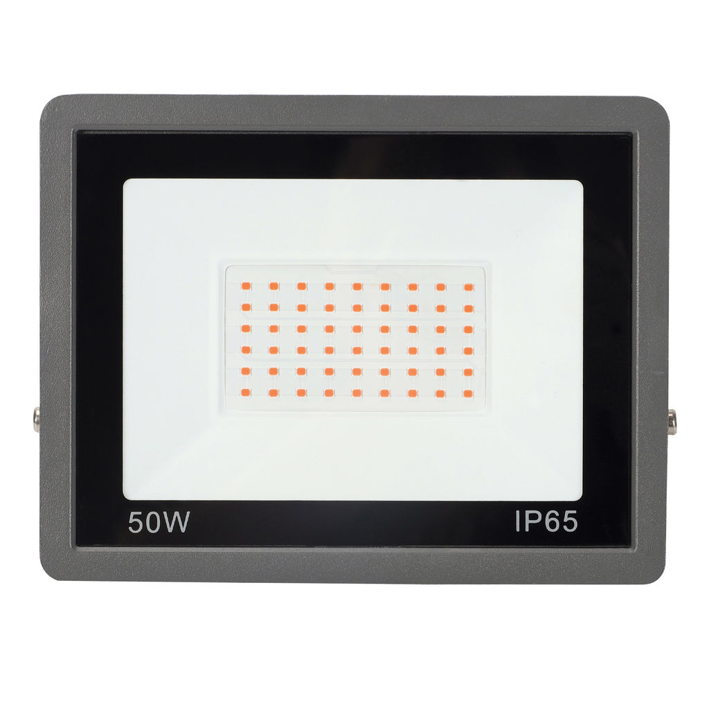 ULF-P42-50W/SPBR IP65 180-260V BLACK Прожектор для растений светодиодный. Спектр для рассады и досвечивания в период роста. Цвет черный. TM Uniel