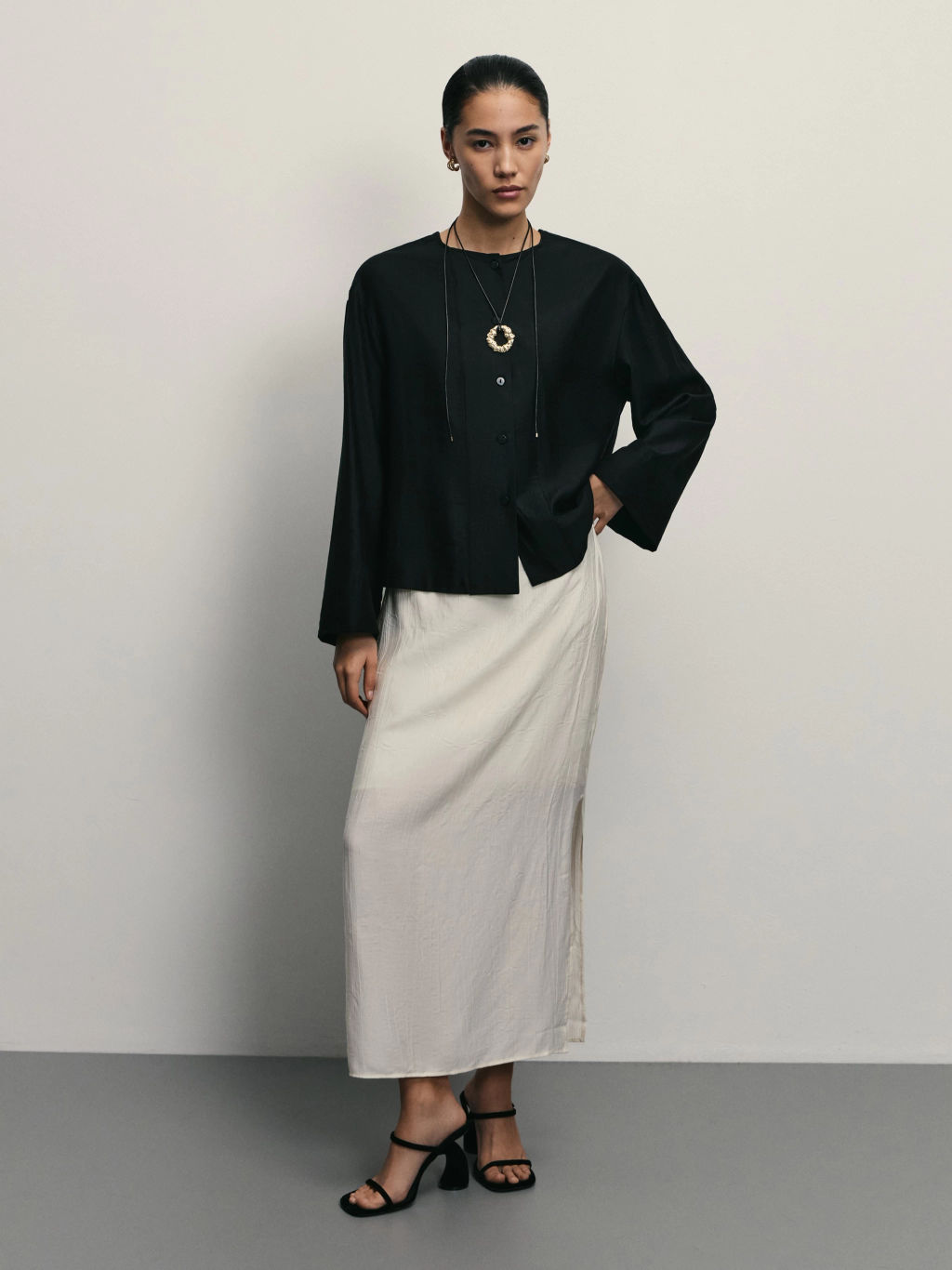 Блузка из тенселя / Zarina  фото 2