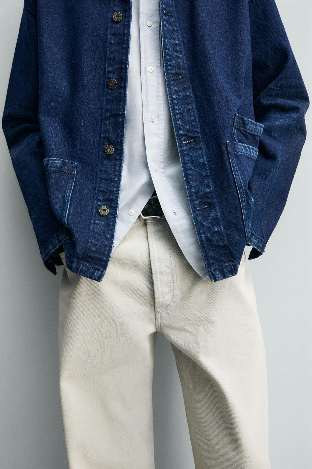 JEANS BAGGY FIT / Azul cielo - Zara фото 7