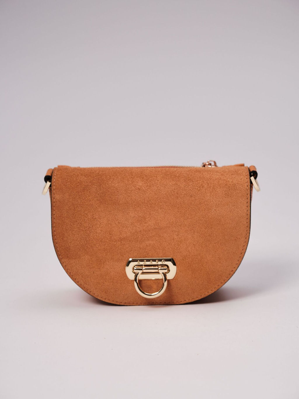 Сумка замшевая Azaro 31032 оранжевый карандаш