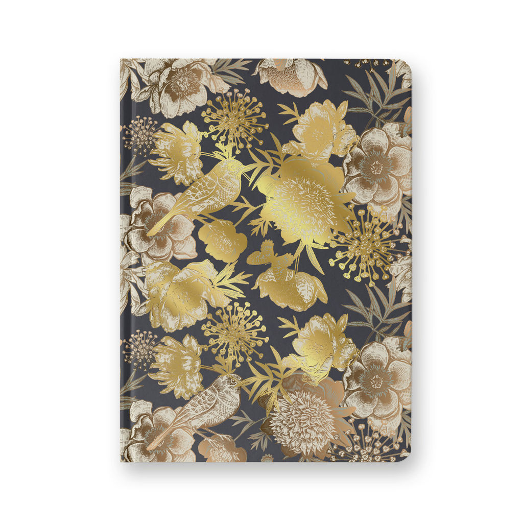 Светоч Бизнес-блокнот, мат. лам. + тис. золотой фольгой, тониров. блок 64ББТ_8_5_0 евроформат 64 л. 24 шт. французская клетка Золотая птица 000911