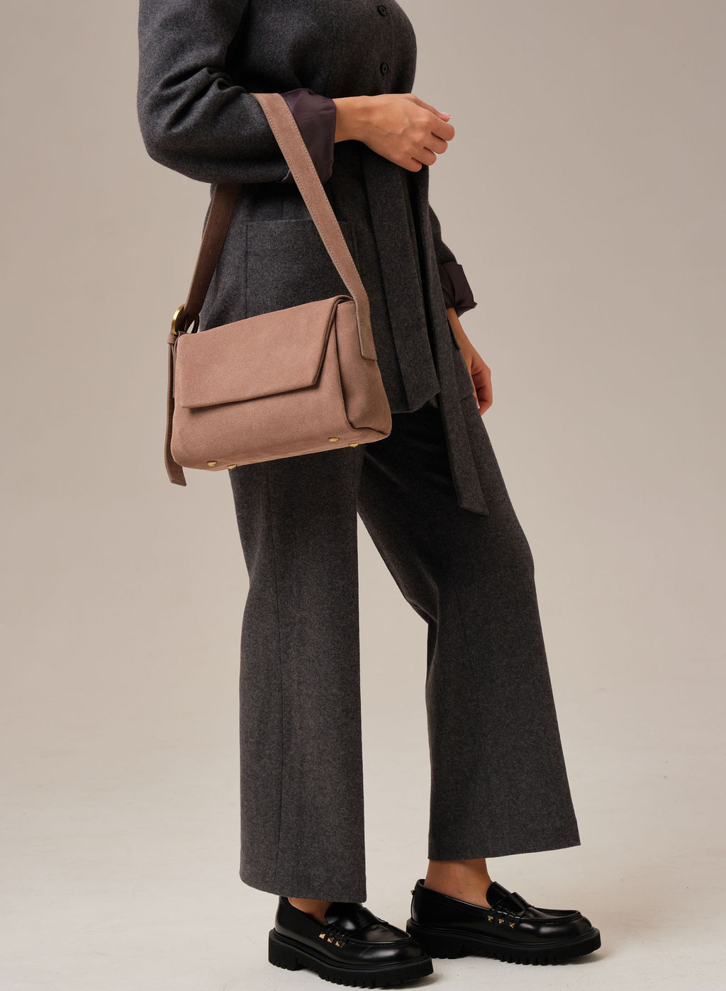 Замшевая сумка Nova DBR 31391 капучино фото 7