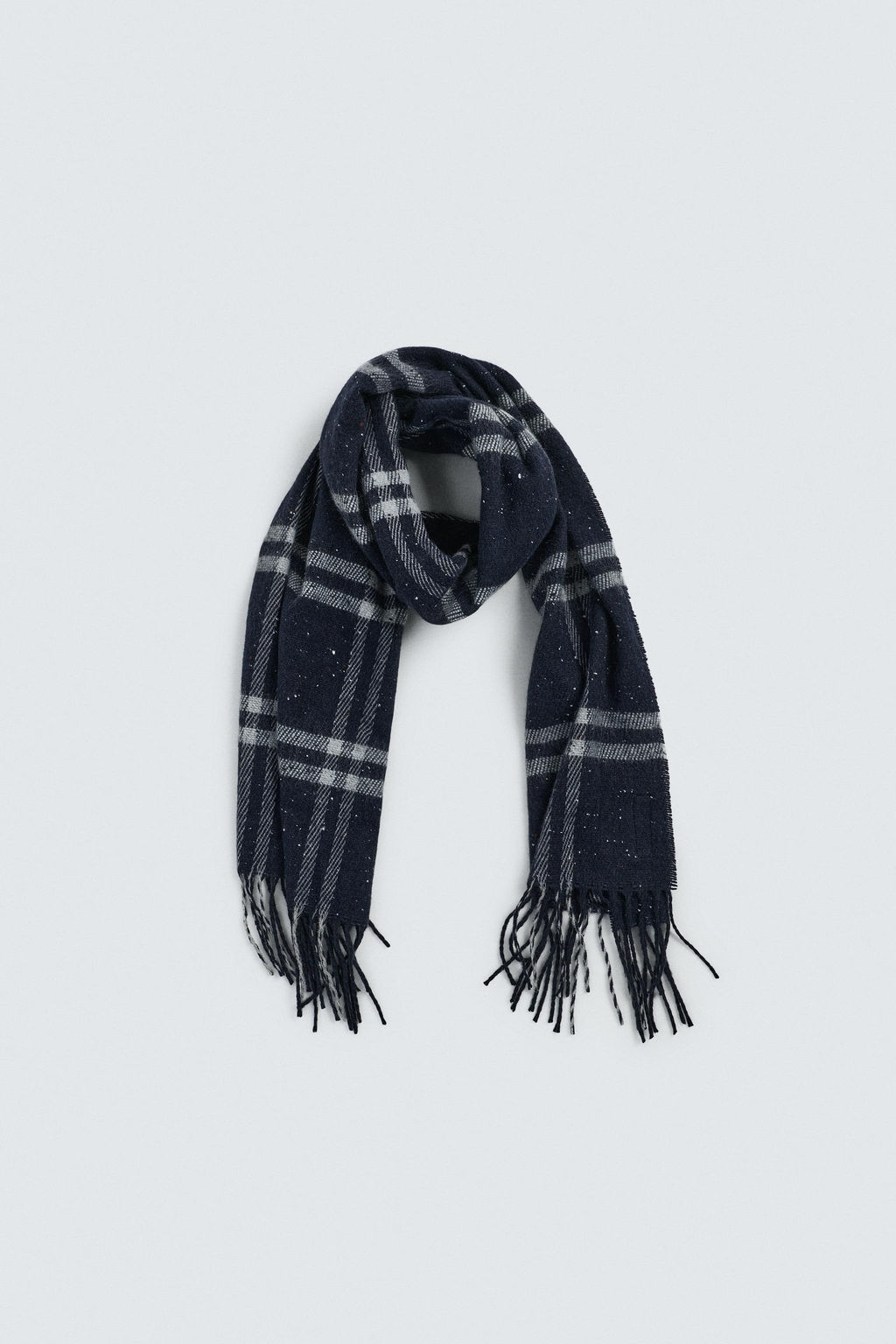 CHECK WOOL BLEND SCARF - Zara фото 5