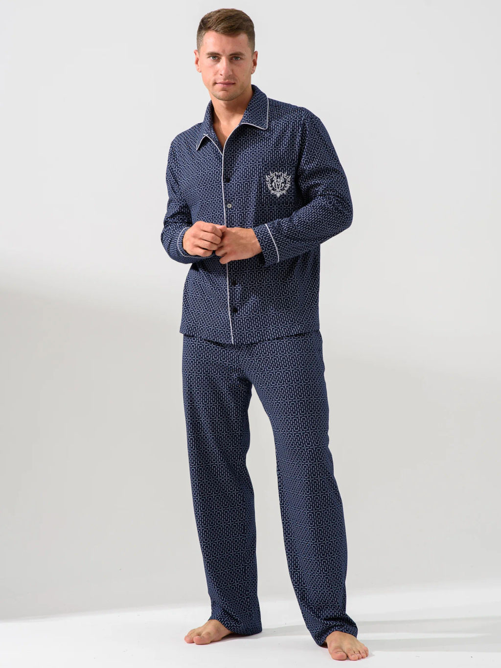 Пижама 100% хлопок "Традиция" (классическая)