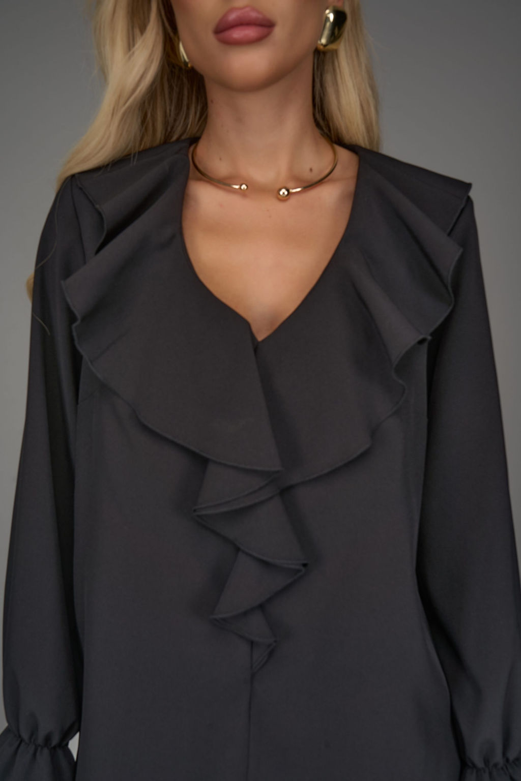 Блузка Мишель (чёрный) - Эльза фото 2