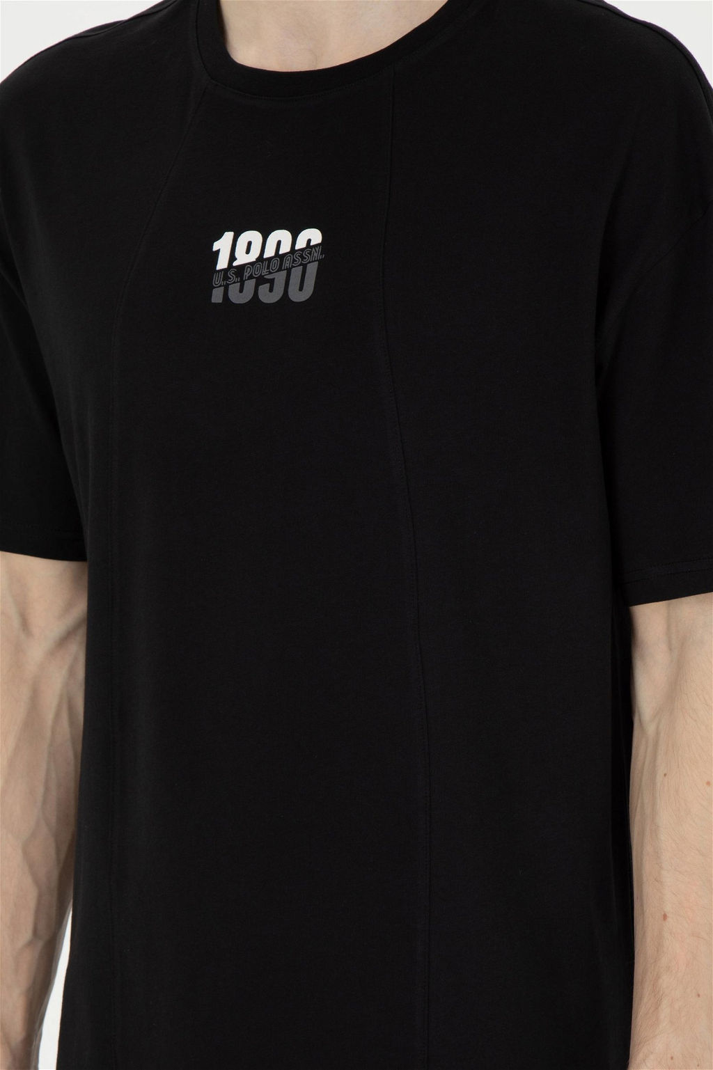 Мужская черная футболка - U.s. polo assn фото 6