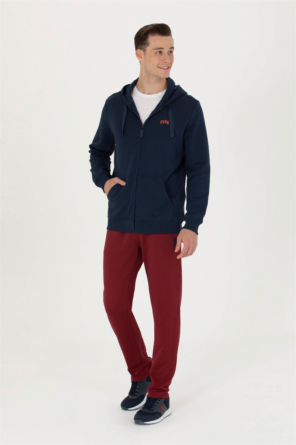 Мужские бордовые спортивные штаны Неожиданная скидка в корзине - U.s. polo assn фото 3