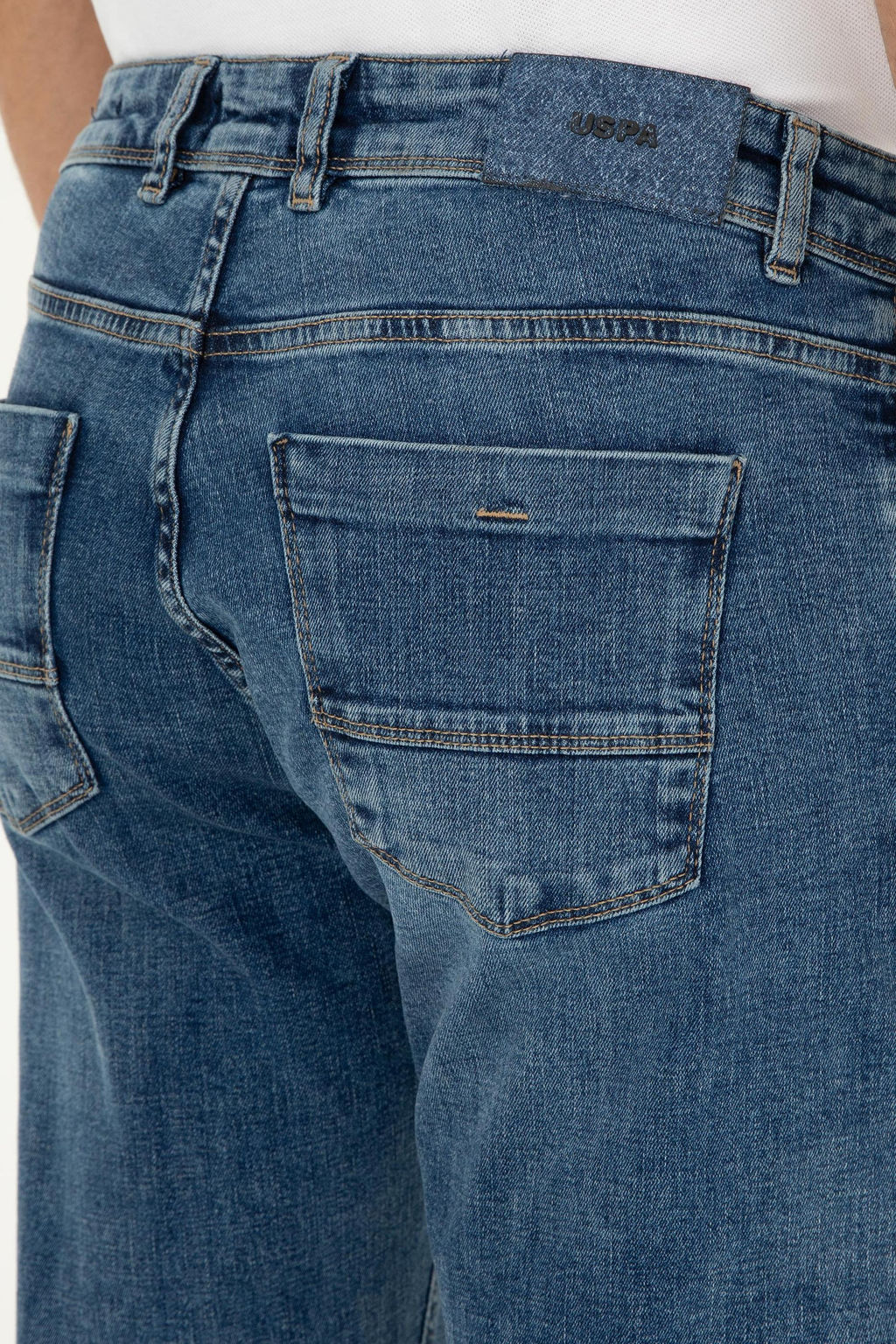 Мужские синие джинсовые брюки - U.s. polo assn фото 5