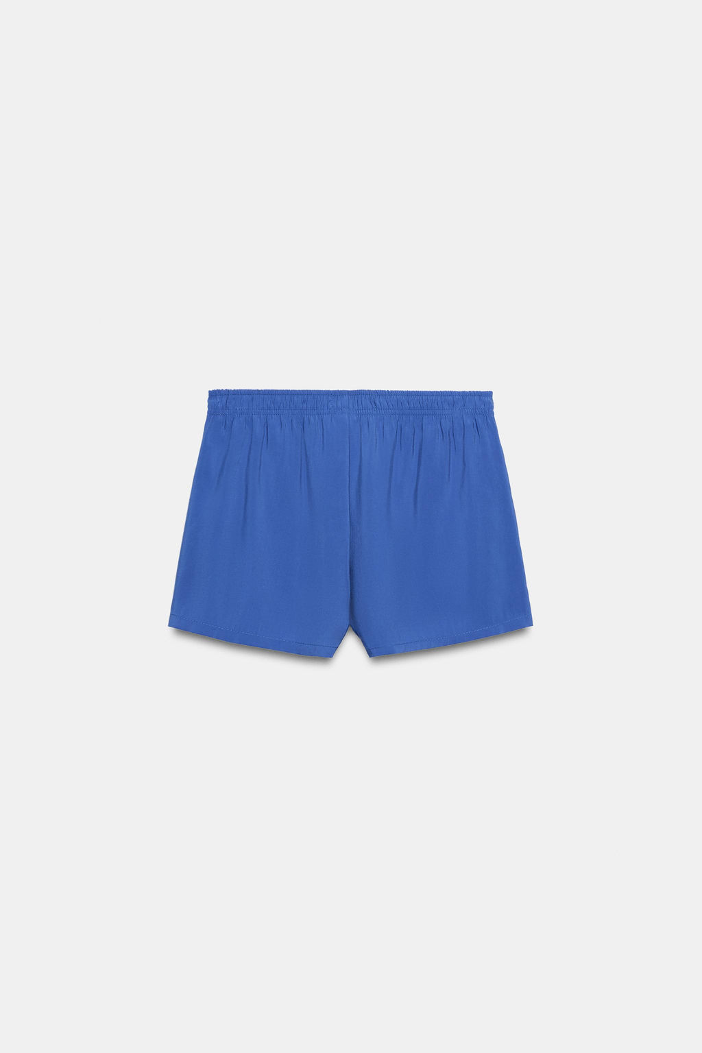 SHORTS FLUIDOS GOMA BOTONES / Cobalto - Zara фото 5