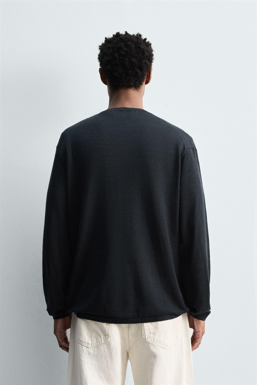 LIGHTWEIGHT 100% HEMP SWEATER - Zara фото 3