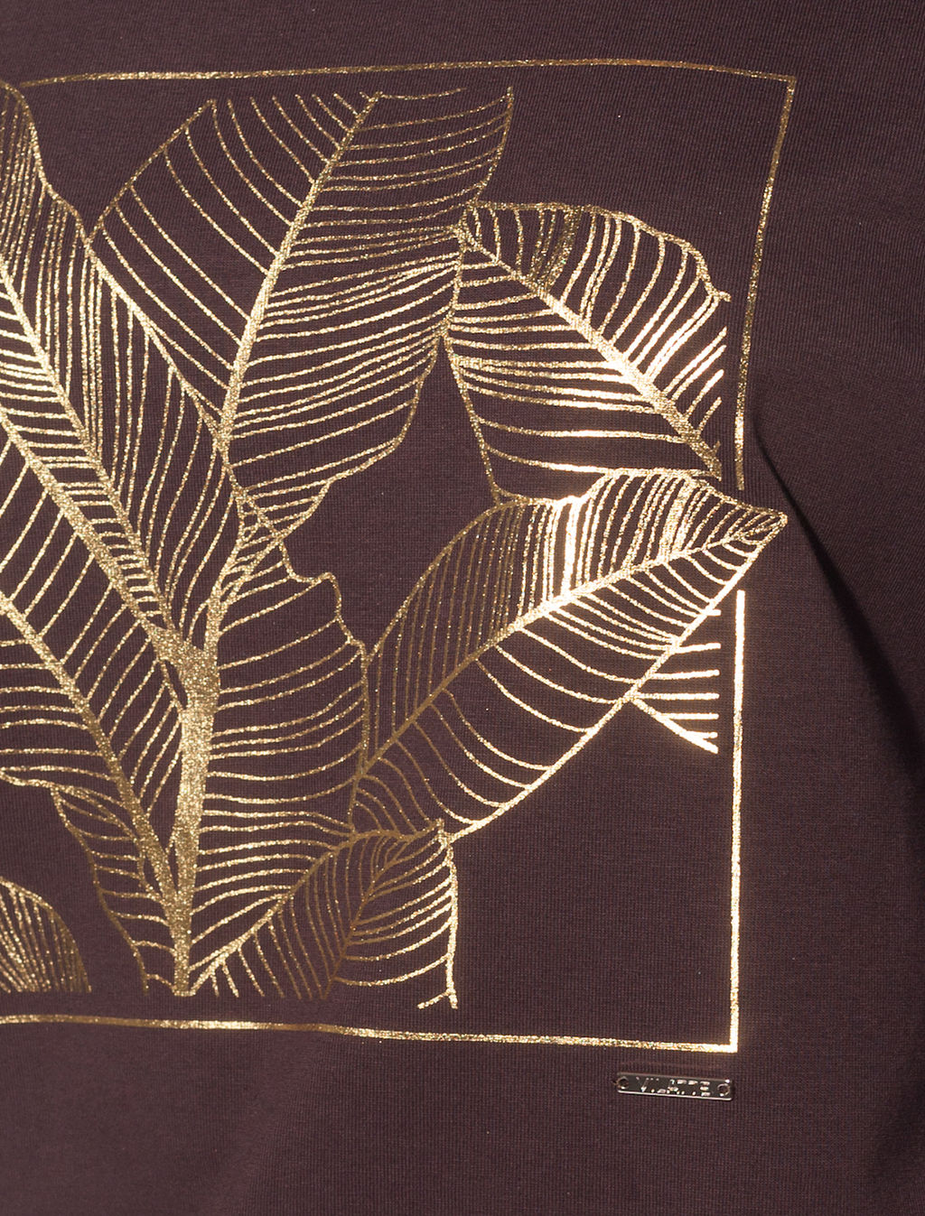 Свободная футболка с авторским принтом - Vilatte фото 2