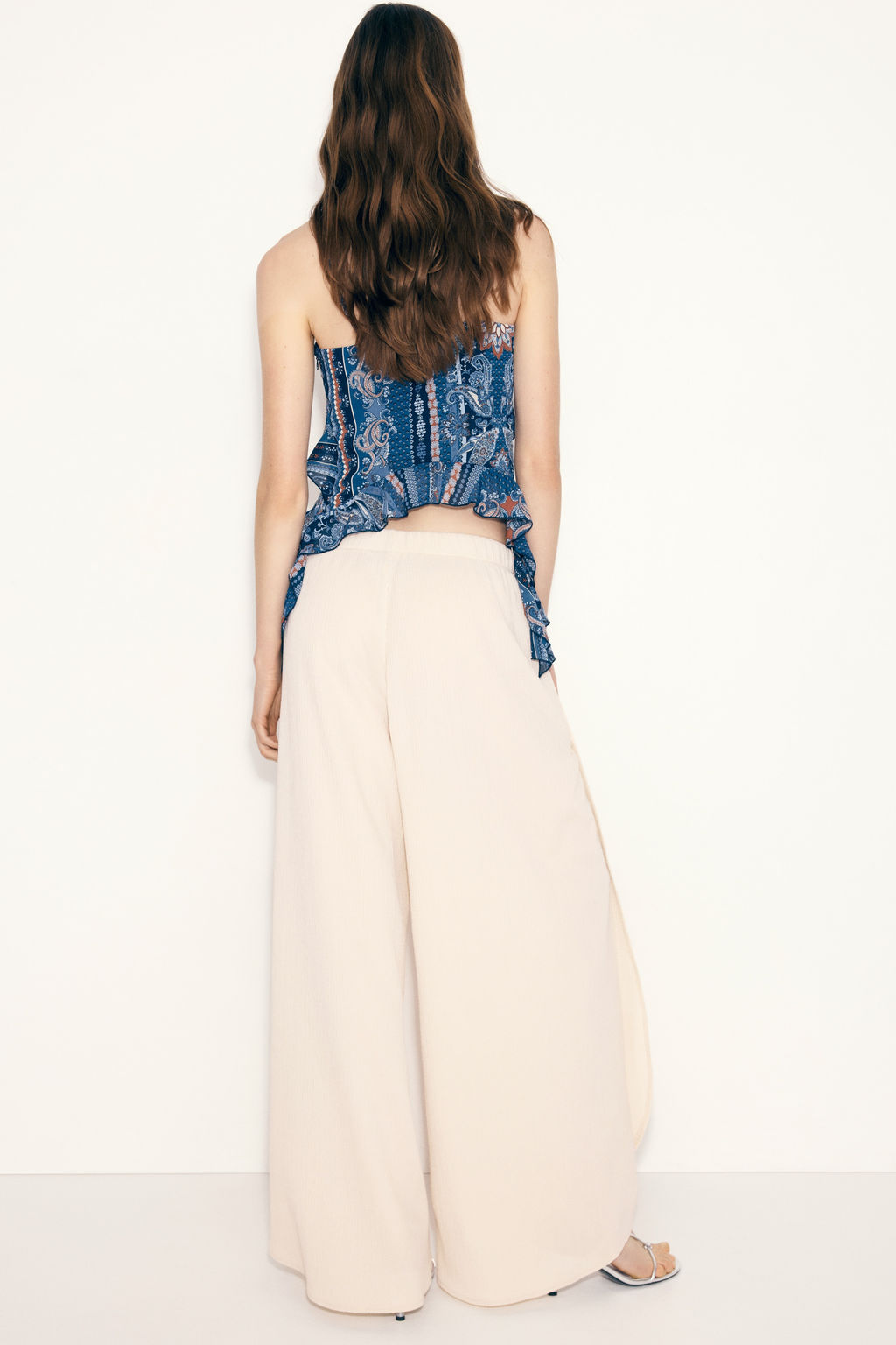 Pantal?n amplio con detalle cruzado - H&m фото 5