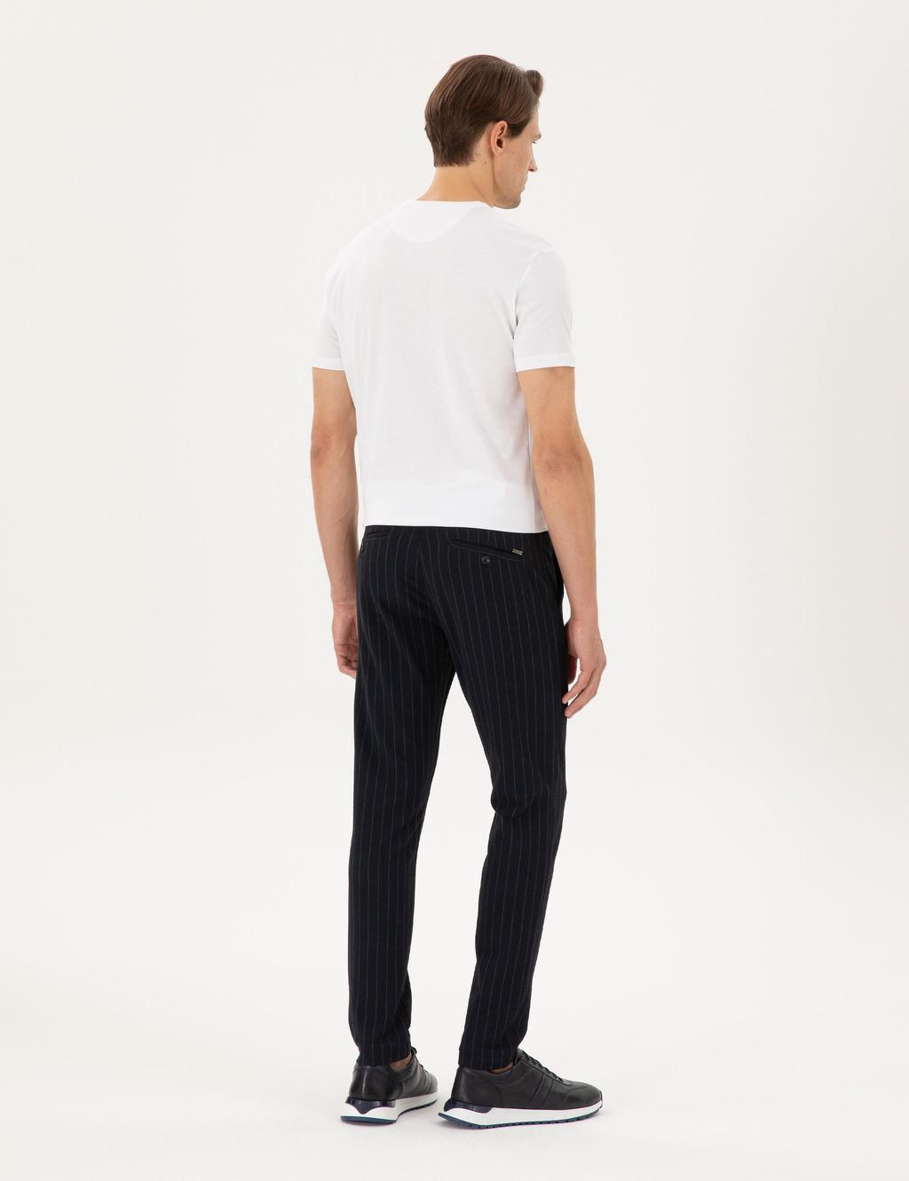 Lacivert Slim Fit Kanvas Pantolon - Pierre cardin фото 4