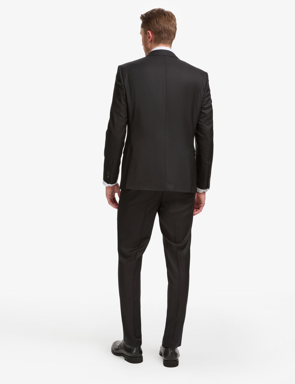 Siyah Slim Fit %100 Y_n Tak_m Elbise