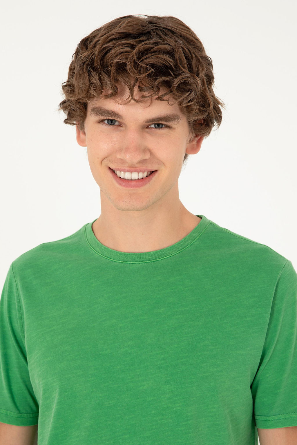 Мужская зеленая базовая футболка - U.s. polo assn фото 2