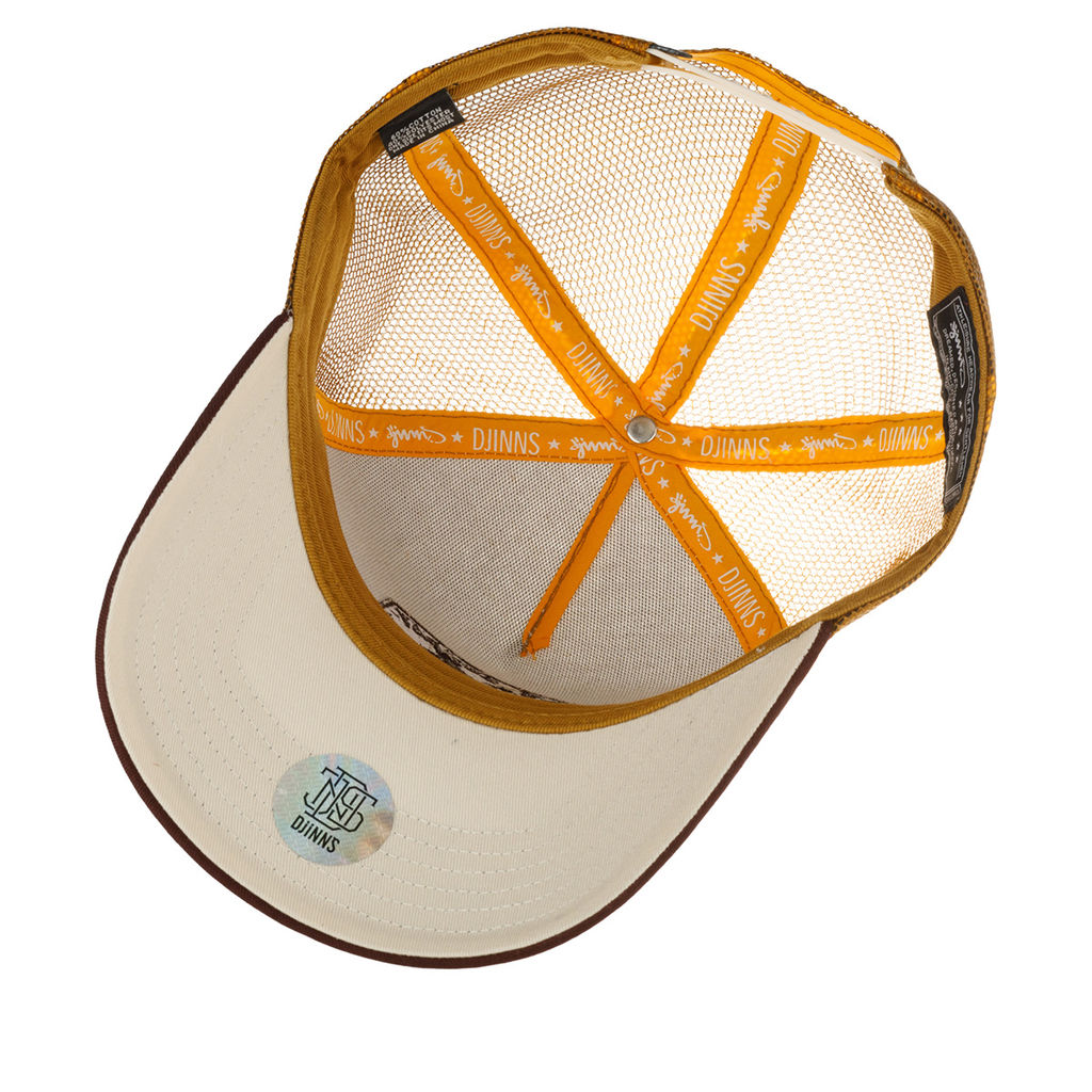 Бейсболка DJINNS арт. HFT Coffee Club (коричневый / белый)