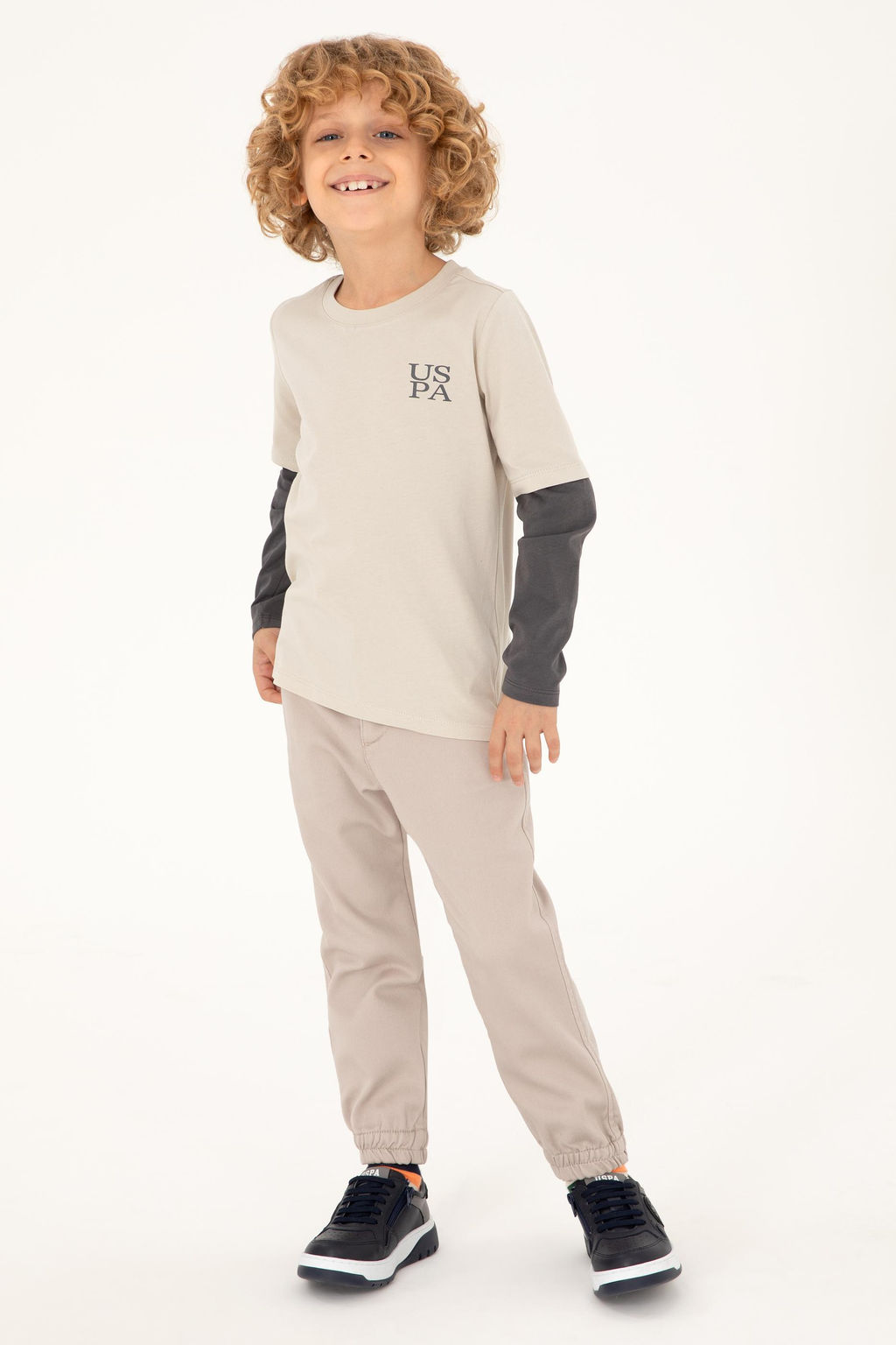 Базовая футболка Stone для мальчиков Неожиданная скидка в корзине - U.s. polo assn фото 2